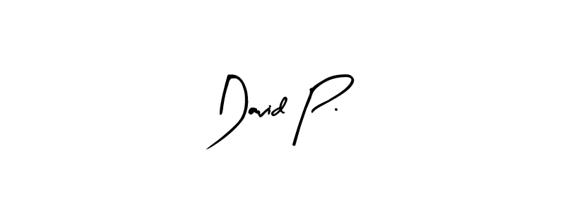 Create a beautiful signature design for name David P.. With this signature (Arty Signature) fonts, you can make a handwritten signature for free. David P. signature style 8 images and pictures png