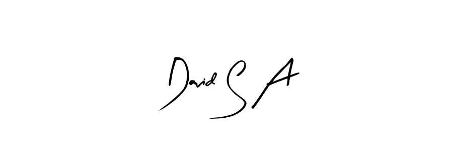 Make a beautiful signature design for name David S A. With this signature (Arty Signature) style, you can create a handwritten signature for free. David S A signature style 8 images and pictures png