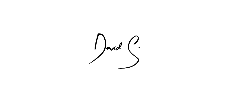 Arty Signature is a professional signature style that is perfect for those who want to add a touch of class to their signature. It is also a great choice for those who want to make their signature more unique. Get David S. name to fancy signature for free. David S. signature style 8 images and pictures png
