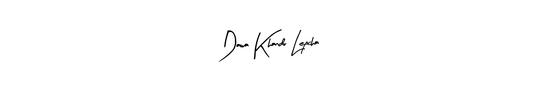 You should practise on your own different ways (Arty Signature) to write your name (Dawa Khandu Lepcha) in signature. don't let someone else do it for you. Dawa Khandu Lepcha signature style 8 images and pictures png