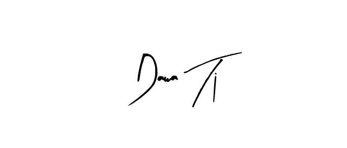 Here are the top 10 professional signature styles for the name Dawa Tj. These are the best autograph styles you can use for your name. Dawa Tj signature style 8 images and pictures png