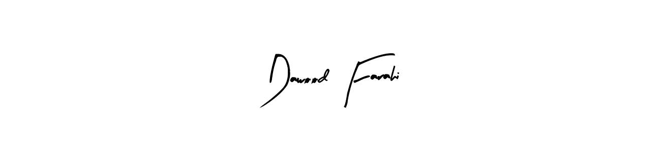 Dawood Farahi stylish signature style. Best Handwritten Sign (Arty Signature) for my name. Handwritten Signature Collection Ideas for my name Dawood Farahi. Dawood Farahi signature style 8 images and pictures png