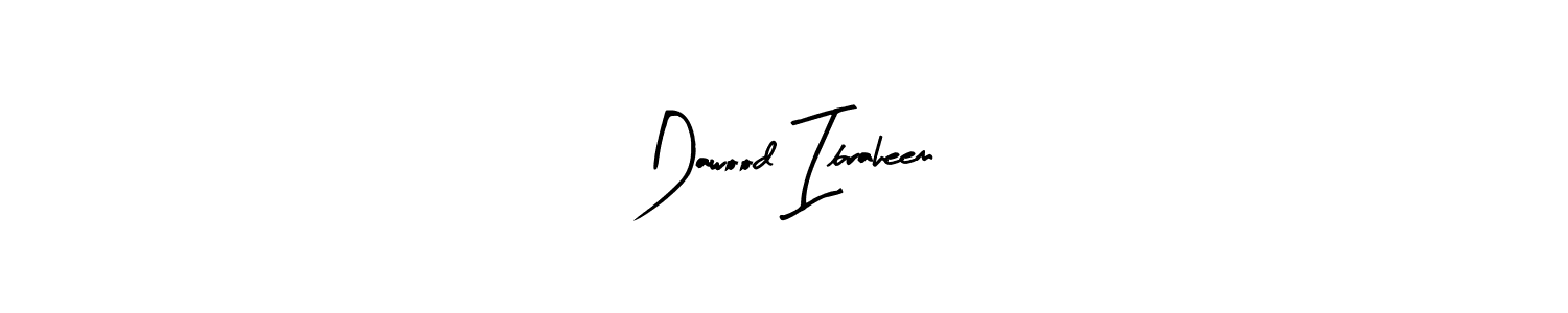 You should practise on your own different ways (Arty Signature) to write your name (Dawood Ibraheem) in signature. don't let someone else do it for you. Dawood Ibraheem signature style 8 images and pictures png