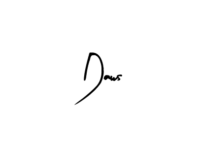 Use a signature maker to create a handwritten signature online. With this signature software, you can design (Arty Signature) your own signature for name Daws. Daws signature style 8 images and pictures png