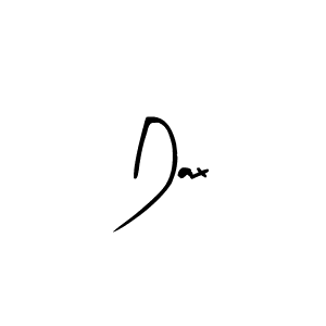 Similarly Arty Signature is the best handwritten signature design. Signature creator online .You can use it as an online autograph creator for name Dax. Dax signature style 8 images and pictures png