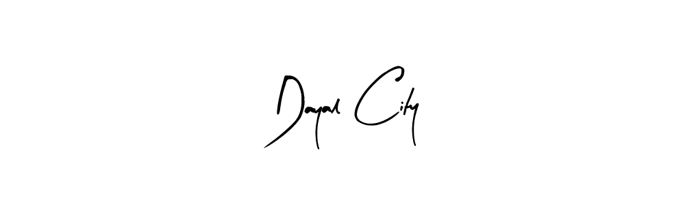 How to Draw Dayal City signature style? Arty Signature is a latest design signature styles for name Dayal City. Dayal City signature style 8 images and pictures png