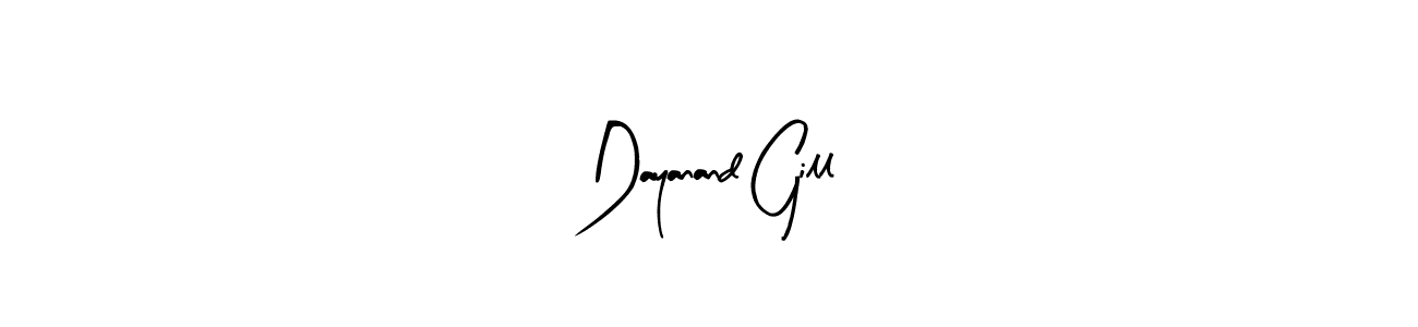 Once you've used our free online signature maker to create your best signature Arty Signature style, it's time to enjoy all of the benefits that Dayanand Gill name signing documents. Dayanand Gill signature style 8 images and pictures png
