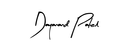 Achieve flawless digital penmanship with Dayanand Patel name in Arty Signature font. The perfect tool for creating online signatures. Dayanand Patel signature style 8 images and pictures png
