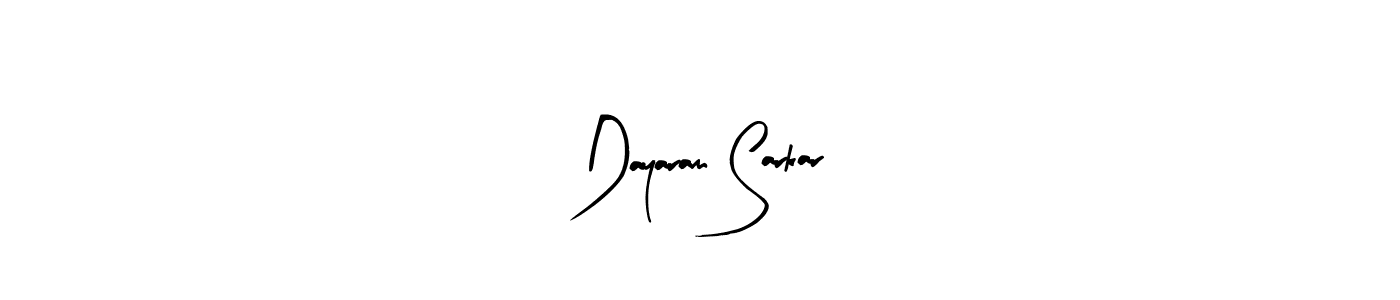 Design your own signature with our free online signature maker. With this signature software, you can create a handwritten (Arty Signature) signature for name Dayaram Sarkar. Dayaram Sarkar signature style 8 images and pictures png