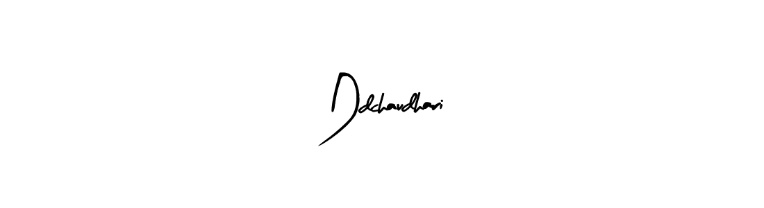 Arty Signature is a professional signature style that is perfect for those who want to add a touch of class to their signature. It is also a great choice for those who want to make their signature more unique. Get Ddchaudhari name to fancy signature for free. Ddchaudhari signature style 8 images and pictures png