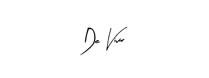Also You can easily find your signature by using the search form. We will create De Vivir name handwritten signature images for you free of cost using Arty Signature sign style. De Vivir signature style 8 images and pictures png