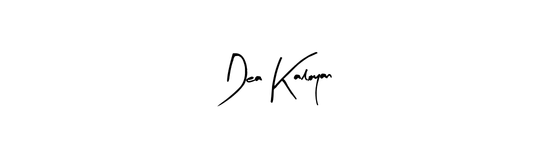 Also You can easily find your signature by using the search form. We will create Dea Kaloyan name handwritten signature images for you free of cost using Arty Signature sign style. Dea Kaloyan signature style 8 images and pictures png