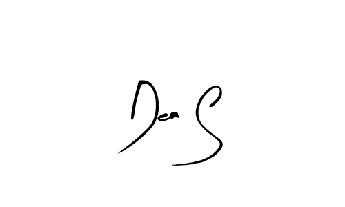 How to make Dea S name signature. Use Arty Signature style for creating short signs online. This is the latest handwritten sign. Dea S signature style 8 images and pictures png