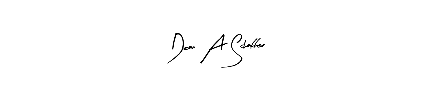 Best and Professional Signature Style for Dean A Schaffer. Arty Signature Best Signature Style Collection. Dean A Schaffer signature style 8 images and pictures png