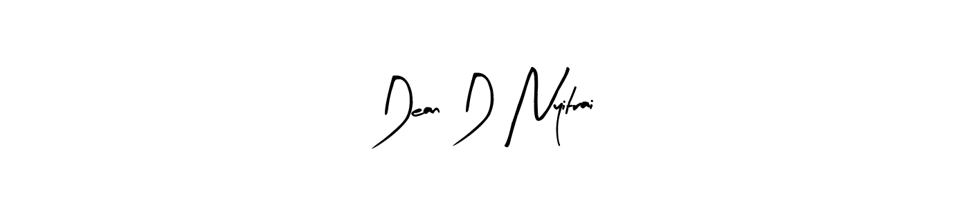 Create a beautiful signature design for name Dean D Nyitrai. With this signature (Arty Signature) fonts, you can make a handwritten signature for free. Dean D Nyitrai signature style 8 images and pictures png