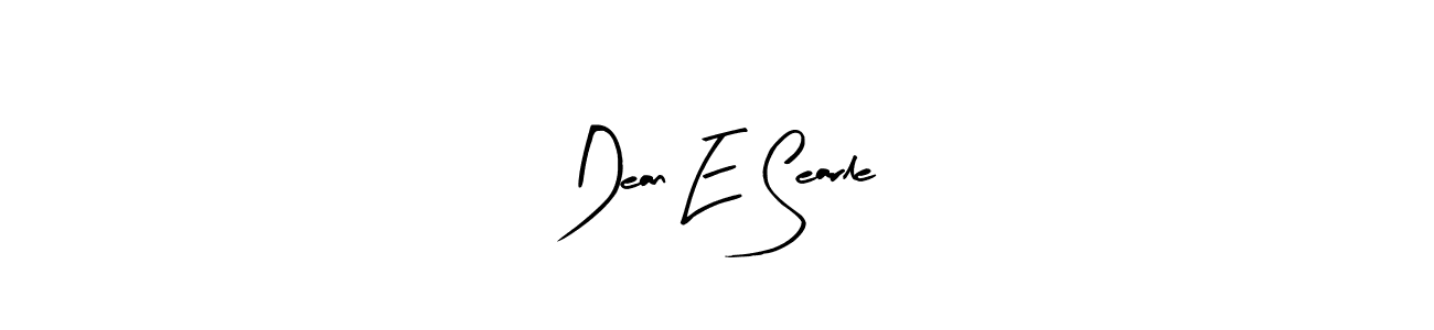Also we have Dean E Searle name is the best signature style. Create professional handwritten signature collection using Arty Signature autograph style. Dean E Searle signature style 8 images and pictures png