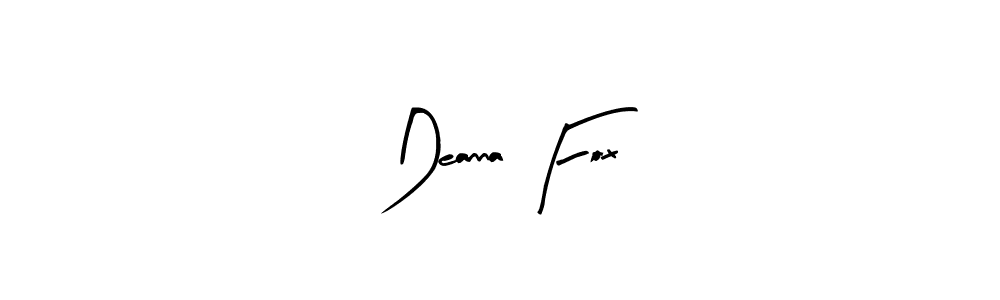 Arty Signature is a professional signature style that is perfect for those who want to add a touch of class to their signature. It is also a great choice for those who want to make their signature more unique. Get Deanna Fox name to fancy signature for free. Deanna Fox signature style 8 images and pictures png