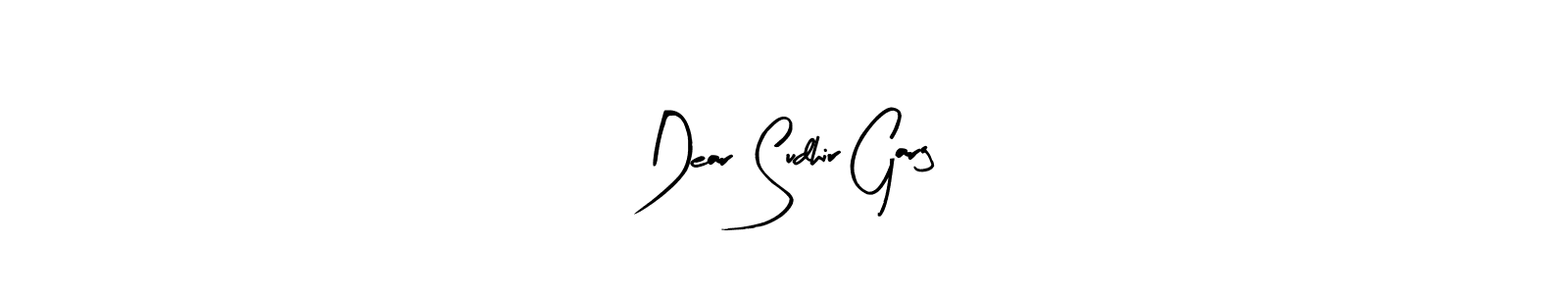 How to Draw Dear Sudhir Garg signature style? Arty Signature is a latest design signature styles for name Dear Sudhir Garg. Dear Sudhir Garg signature style 8 images and pictures png