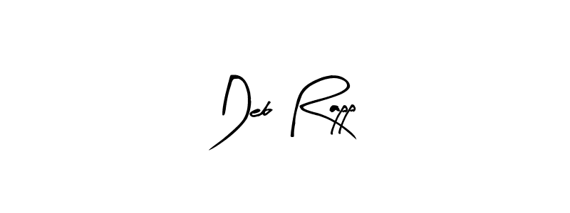 You should practise on your own different ways (Arty Signature) to write your name (Deb Rapp) in signature. don't let someone else do it for you. Deb Rapp signature style 8 images and pictures png