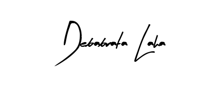 Create an unforgettable impression when signing with Debabrata Laha name styled in Arty Signature typography. 100% free online generator. Debabrata Laha signature style 8 images and pictures png
