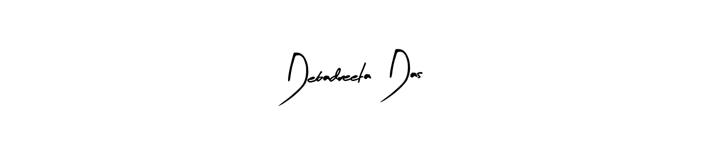 Create a beautiful signature design for name Debadreeta Das. With this signature (Arty Signature) fonts, you can make a handwritten signature for free. Debadreeta Das signature style 8 images and pictures png