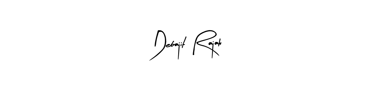 Design your own signature with our free online signature maker. With this signature software, you can create a handwritten (Arty Signature) signature for name Debajit Rajak. Debajit Rajak signature style 8 images and pictures png