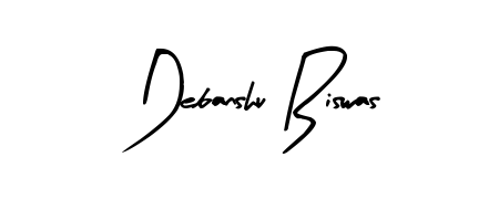 The Arty Signature font transforms the name Debanshu Biswas into an executive sign with sharp precision and distinguished character. Debanshu Biswas signature style 8 images and pictures png