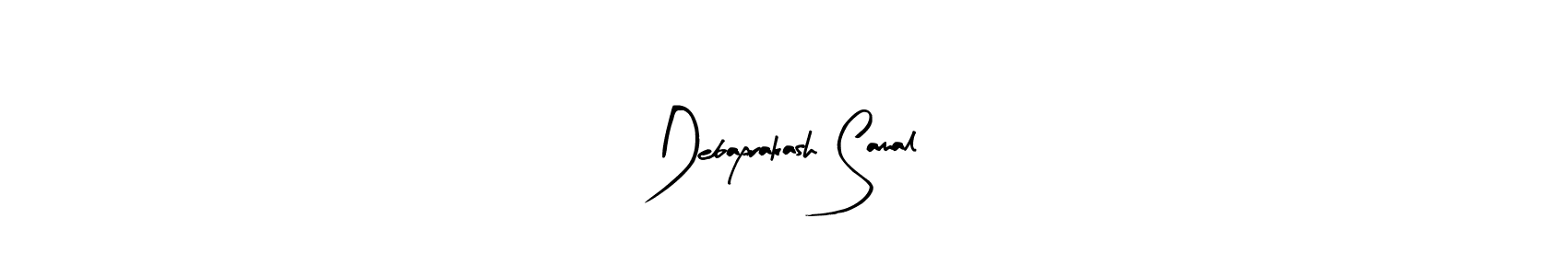 Create a beautiful signature design for name Debaprakash Samal. With this signature (Arty Signature) fonts, you can make a handwritten signature for free. Debaprakash Samal signature style 8 images and pictures png