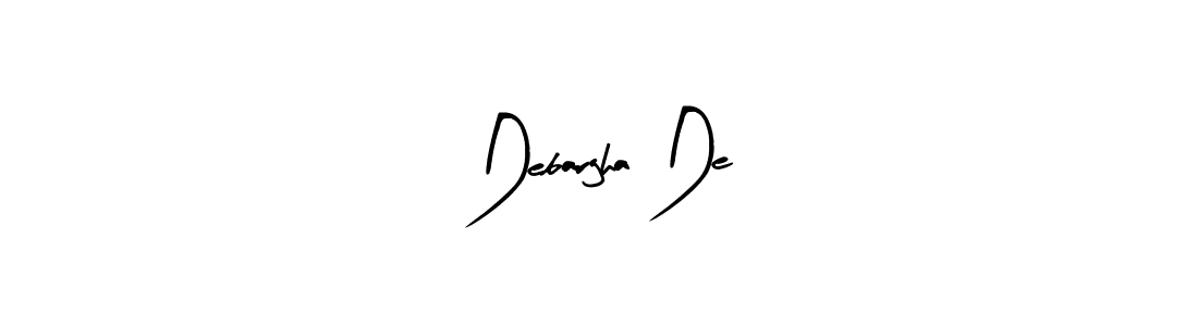 Design your own signature with our free online signature maker. With this signature software, you can create a handwritten (Arty Signature) signature for name Debargha De. Debargha De signature style 8 images and pictures png