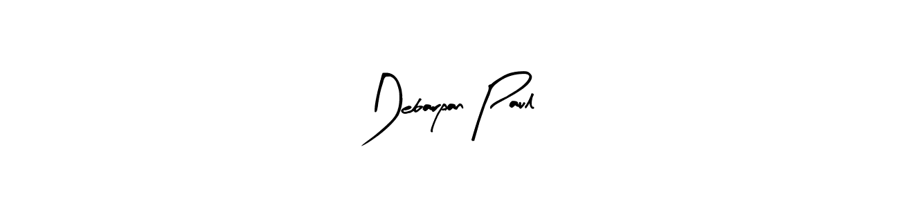 This is the best signature style for the Debarpan Paul name. Also you like these signature font (Arty Signature). Mix name signature. Debarpan Paul signature style 8 images and pictures png