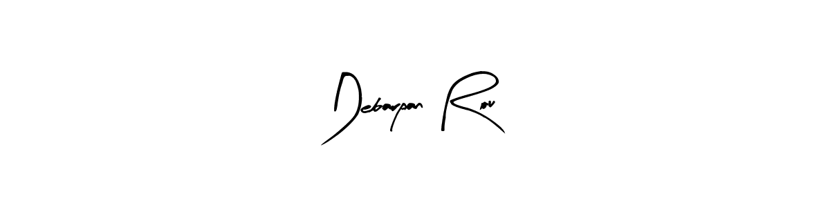 Design your own signature with our free online signature maker. With this signature software, you can create a handwritten (Arty Signature) signature for name Debarpan Rou. Debarpan Rou signature style 8 images and pictures png