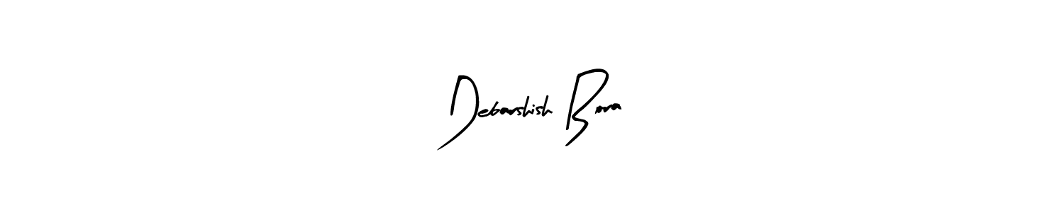 How to make Debarshish Bora signature? Arty Signature is a professional autograph style. Create handwritten signature for Debarshish Bora name. Debarshish Bora signature style 8 images and pictures png