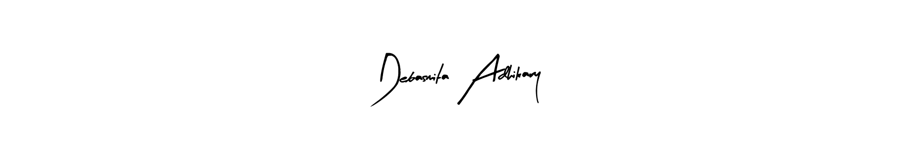 It looks lik you need a new signature style for name Debasmita Adhikary. Design unique handwritten (Arty Signature) signature with our free signature maker in just a few clicks. Debasmita Adhikary signature style 8 images and pictures png