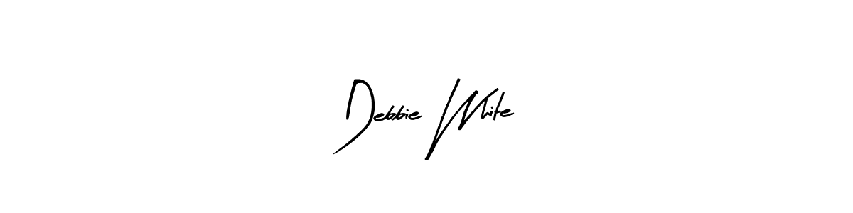 Make a beautiful signature design for name Debbie White. Use this online signature maker to create a handwritten signature for free. Debbie White signature style 8 images and pictures png