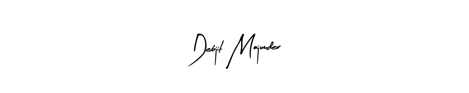How to make Debjit Majumder name signature. Use Arty Signature style for creating short signs online. This is the latest handwritten sign. Debjit Majumder signature style 8 images and pictures png
