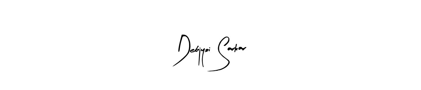 Design your own signature with our free online signature maker. With this signature software, you can create a handwritten (Arty Signature) signature for name Debjyoi Sarkar. Debjyoi Sarkar signature style 8 images and pictures png