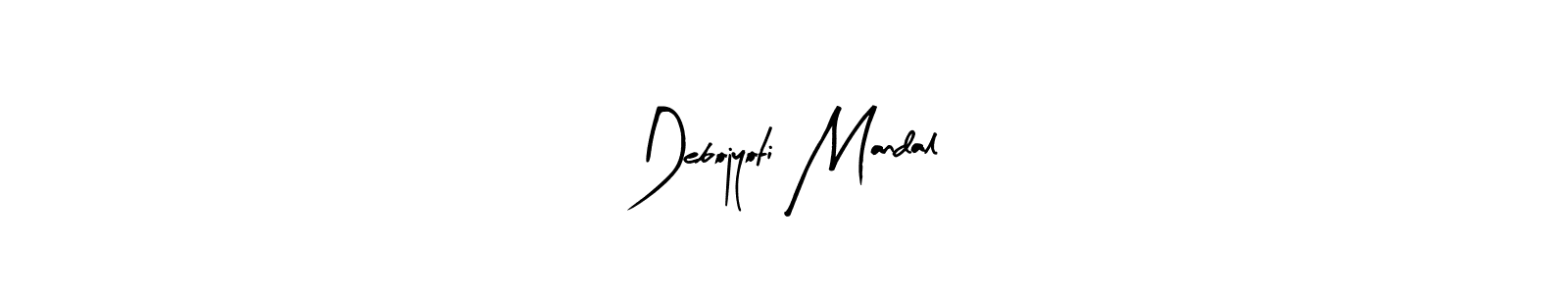 How to make Debojyoti Mandal signature? Arty Signature is a professional autograph style. Create handwritten signature for Debojyoti Mandal name. Debojyoti Mandal signature style 8 images and pictures png