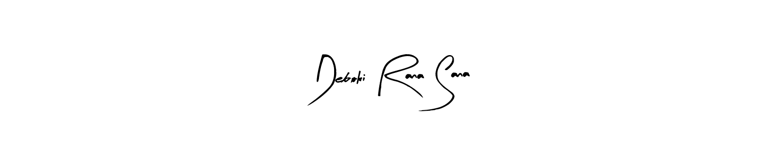 This is the best signature style for the Deboki Rana Sana name. Also you like these signature font (Arty Signature). Mix name signature. Deboki Rana Sana signature style 8 images and pictures png