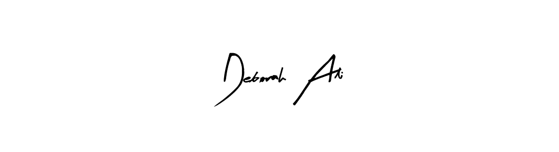 if you are searching for the best signature style for your name Deborah Ali. so please give up your signature search. here we have designed multiple signature styles  using Arty Signature. Deborah Ali signature style 8 images and pictures png