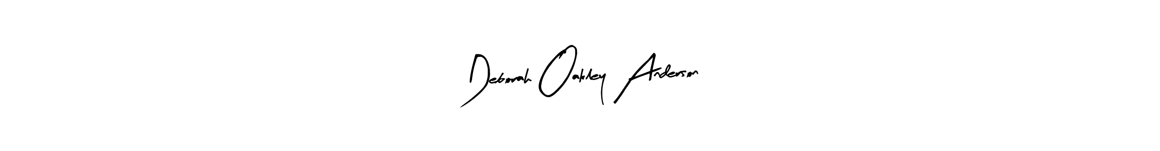 Design your own signature with our free online signature maker. With this signature software, you can create a handwritten (Arty Signature) signature for name Deborah Oakley Anderson. Deborah Oakley Anderson signature style 8 images and pictures png