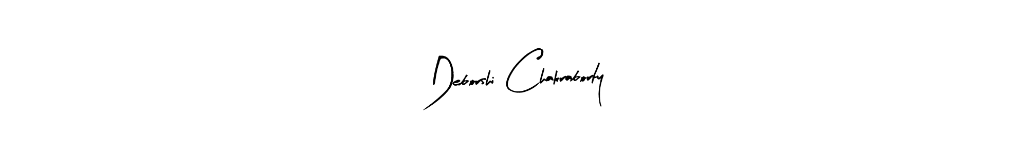 Also we have Deborshi Chakraborty name is the best signature style. Create professional handwritten signature collection using Arty Signature autograph style. Deborshi Chakraborty signature style 8 images and pictures png