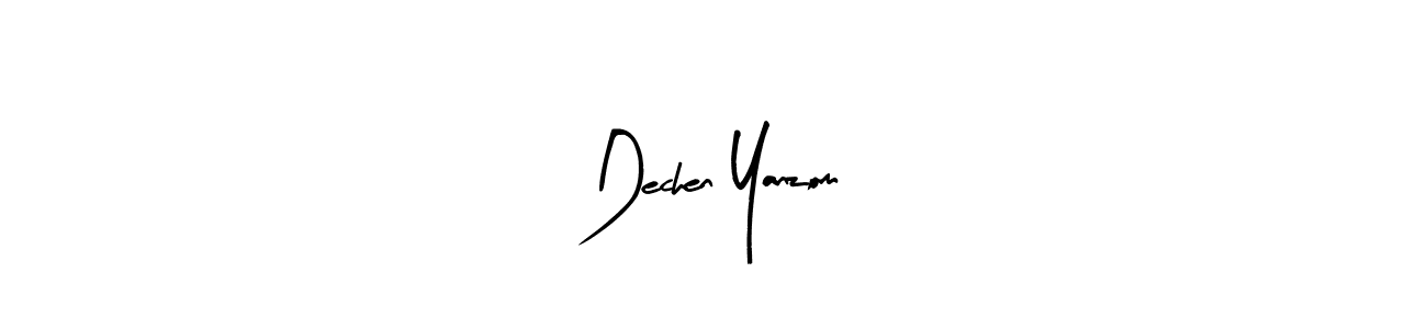 Also we have Dechen Yanzom name is the best signature style. Create professional handwritten signature collection using Arty Signature autograph style. Dechen Yanzom signature style 8 images and pictures png