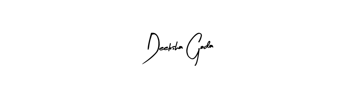 Also You can easily find your signature by using the search form. We will create Deeksha Goda name handwritten signature images for you free of cost using Arty Signature sign style. Deeksha Goda signature style 8 images and pictures png