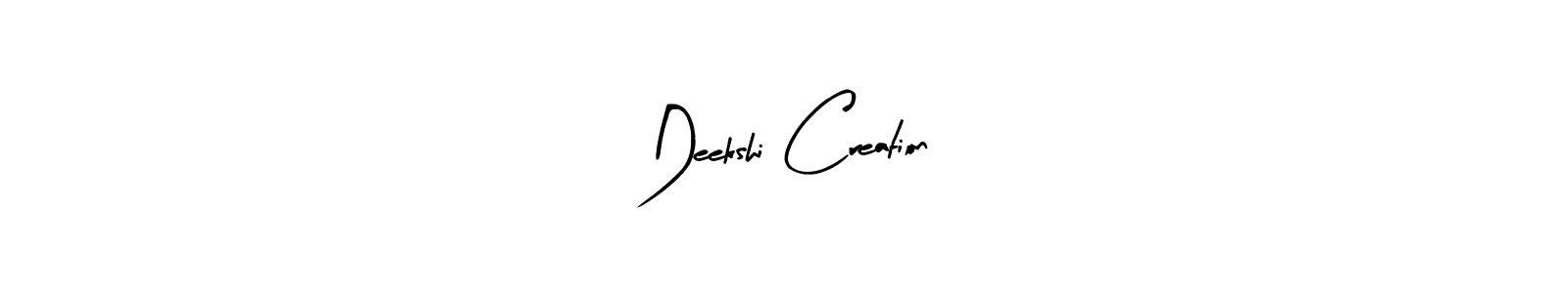 You should practise on your own different ways (Arty Signature) to write your name (Deekshi Creation) in signature. don't let someone else do it for you. Deekshi Creation signature style 8 images and pictures png