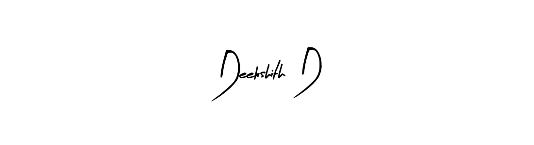 Also You can easily find your signature by using the search form. We will create Deekshith D name handwritten signature images for you free of cost using Arty Signature sign style. Deekshith D signature style 8 images and pictures png
