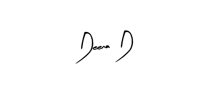 Arty Signature is a professional signature style that is perfect for those who want to add a touch of class to their signature. It is also a great choice for those who want to make their signature more unique. Get Deena D name to fancy signature for free. Deena D signature style 8 images and pictures png