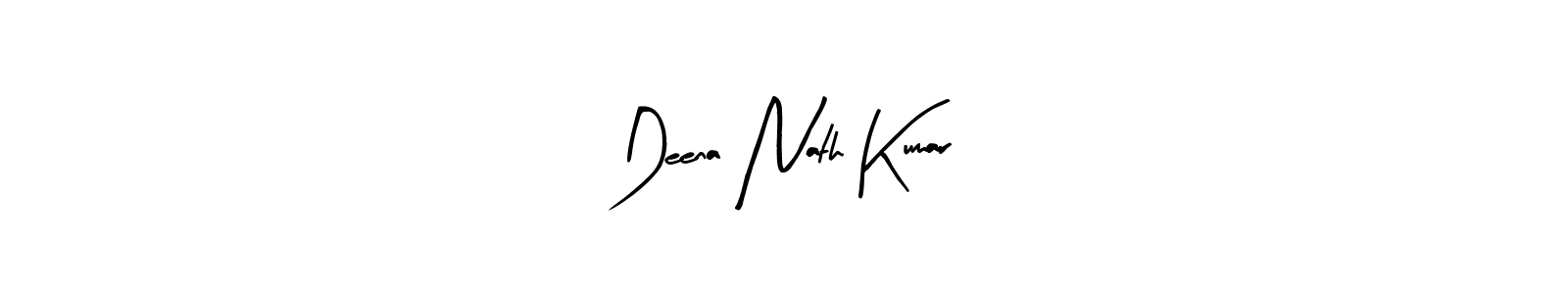 Create a beautiful signature design for name Deena Nath Kumar. With this signature (Arty Signature) fonts, you can make a handwritten signature for free. Deena Nath Kumar signature style 8 images and pictures png