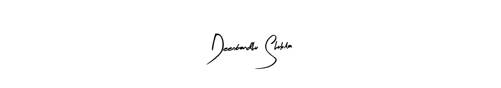 Use a signature maker to create a handwritten signature online. With this signature software, you can design (Arty Signature) your own signature for name Deenbandhu Shukla. Deenbandhu Shukla signature style 8 images and pictures png