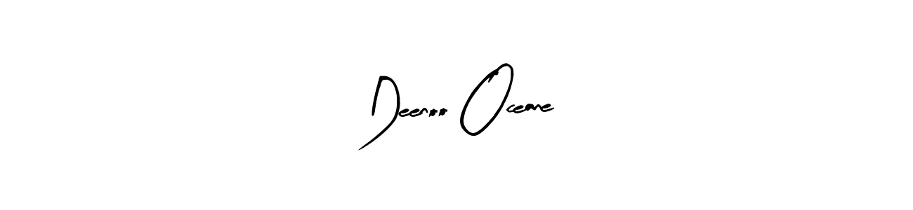 Deenoo Oceane stylish signature style. Best Handwritten Sign (Arty Signature) for my name. Handwritten Signature Collection Ideas for my name Deenoo Oceane. Deenoo Oceane signature style 8 images and pictures png