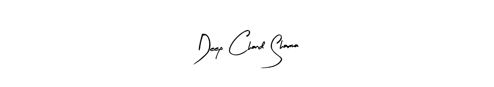 Create a beautiful signature design for name Deep Chand Sharma. With this signature (Arty Signature) fonts, you can make a handwritten signature for free. Deep Chand Sharma signature style 8 images and pictures png